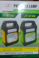 JY-978A Solar portable lamp multi functional for outdoor Hiking long Range light(random color)