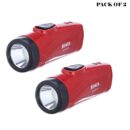 Pack Of 2  Portable Super Bright USB Rechargeable Multifunction Flashlights SD-8670