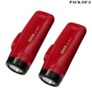 Pack Of 2  Portable Super Bright USB Rechargeable Multifunction Flashlights SD-8670