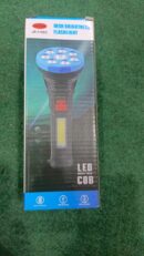 JX-1106C High Brightness Flashlight USB Charging w/ Cord Portable Lamp (random color)