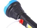 JX-1106C High Brightness Flashlight USB Charging w/ Cord Portable Lamp (random color)