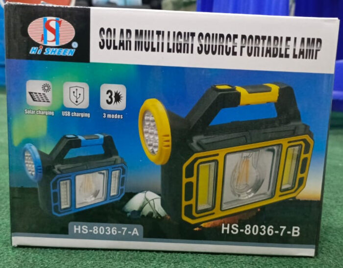 Solar Lantern Emergency Camping Lamp + Mobile Power Bank For Outdoor Camping Hiking - Image 3