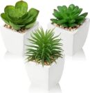 Mini plant Artificial Flowers Decoration | Artificial Plants Ball for Home (1 pc Square shape)