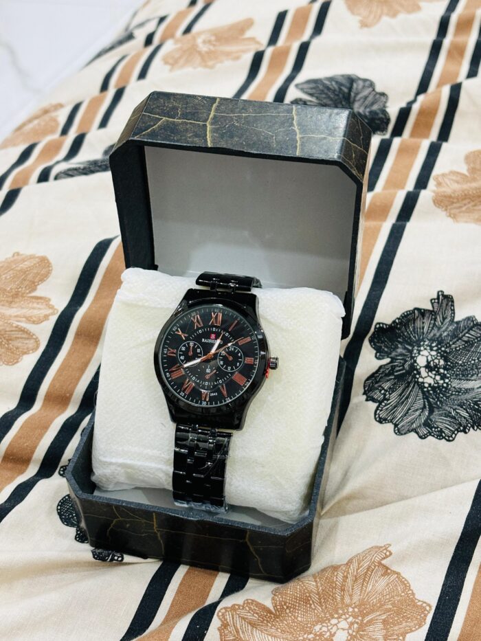 Gents Stainless Steel Chain Watch (Without Box) - Image 3