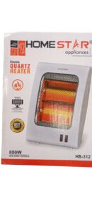 Electric Quartz 800W 2 Rod Electric Heater (HS-312)