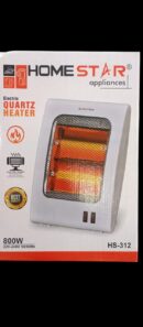 Electric Quartz 800W 2 Rod Electric Heater (HS-312)