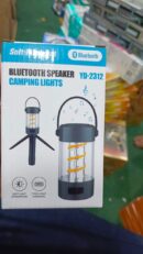 Wireless Speaker Lantern - Bluetoooth Camping RechargeableLight, Outdoor Stereo Lantern | Portable LED Lamp with Wireless Speaker, Waterproof Speaker with Built in Light for Camping Hiking Outdoors