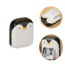 The Adorable Penguin Design Rechargeable Portable Mini Printer (random color)