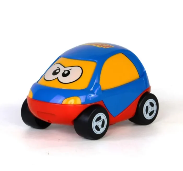 Car with Eyes Blue Baby funny toy car stylish and unique