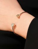 Double Hand love Bracelet Color Rose Gold