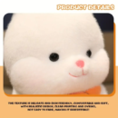 Adorable Plush Bunny & Carrot Pillow | Fluffy & Soft Stuffed Animal Plush Toy For Kids - 45 Cm