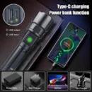 super Powerful 2-in-1 Emergency Flashlight torch & Charging Bank Waterproof LED 2210long range flashlight