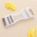 Multipurpose Vegetable Fruit Cutter Metal Scraper Fruit Grater Potato Carrot Cucumber Slicer Garlic Slicer Apple Kitchen Accessories Cooking Tool Cutter(random color)