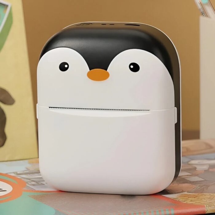 The Adorable Penguin Design Rechargeable Portable Mini Printer (random color) - Image 6