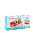 Wooden Fishing Four Post | Geometric Shape Sorter With Magnetic Fishing Game (Random color)