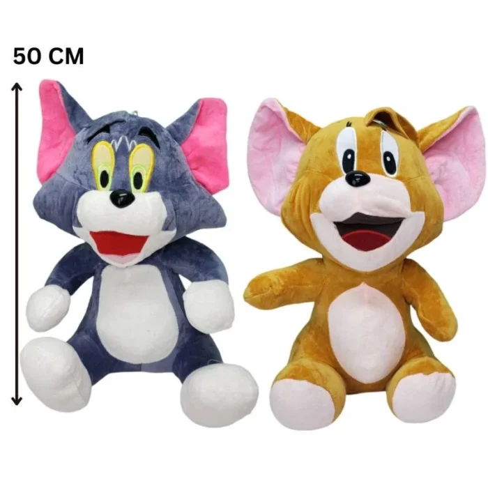 The Naughty Tom & The Clever Jerry  Soft Stuffed Cat Mouse Plush Toy for Kids Boys & Girls - 30 / 50 CM - Image 4