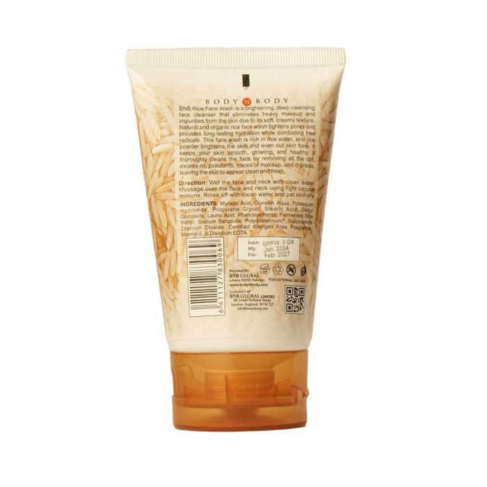 BNB Rice Face Wash ( 120 Ml) - Image 3