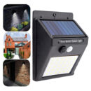 Solar Motion Sensor Led Light | Security Night Lamp For Home Outdoor / Garden Wall