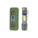 Torch Metal Body Mini Flashlight Rechargeable with COB Light