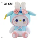 Dino Flower Rabbit Cat Elf Plush Toy Shade Stuff Doll Cute Girl - 35cm