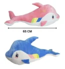 Chroma the Dolphin | Dolphin Doll Aquarium Animal Stuff Plush Toy  Sleeping Pillow - 65CM (Random color)